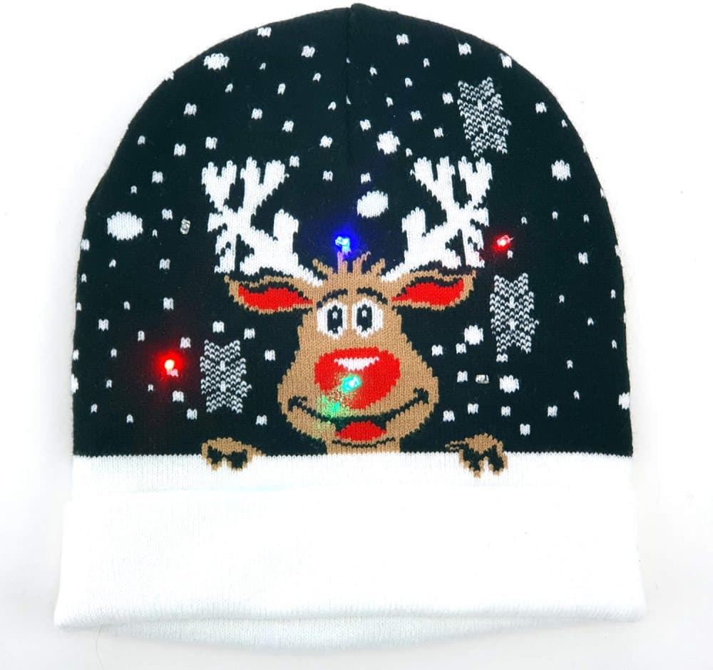 Victoria's Design Hat Jul LED-belysning rød ren