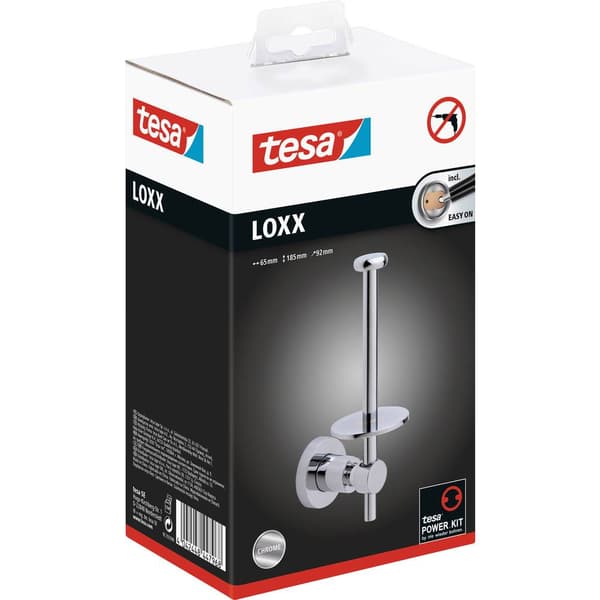 tesa LOXX Toalettpappershållare Lim Metall