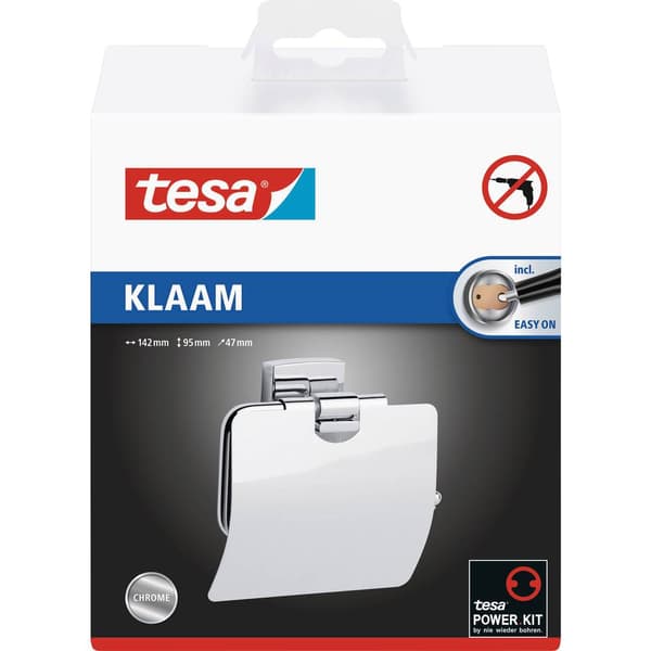 tesa klaam Toalettpappershållare Lim Metall