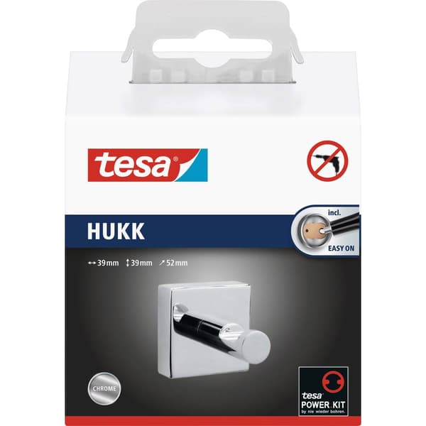 tesa 40250-00000-00 hukk Krok Lim Krom (glänsande)