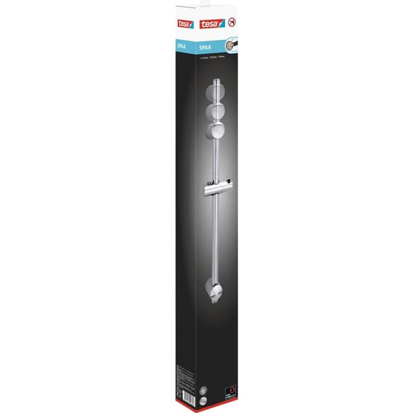 tesa 40341-00000-00 SPAA Duschsstång Lim Krom (glänsande)
