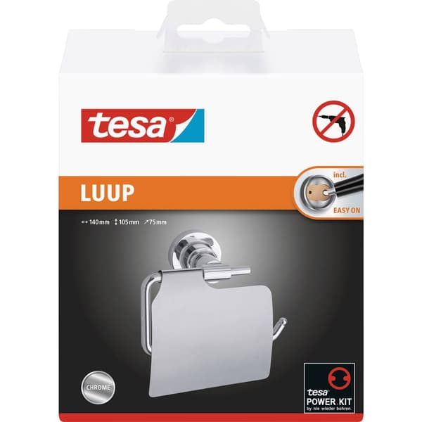 tesa luup Toalettpappershållare Lim Metall