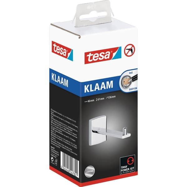 tesa klaam Toalettpappershållare Lim Metall