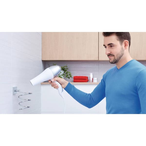 tesa 40242-00000-00 ekkro Hårtorkshållare Lim Krom (glänsande)