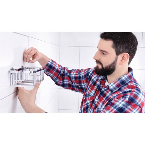 tesa 40201-00000-00 ALUXX Duschkorg Lim Krom (glänsande)