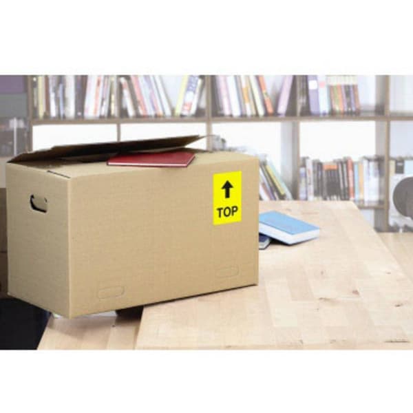 Herma 8030 Folieetiketter 45.7 x 21.2 mm Polyesterfilm Gul 1200 st Extra starkt Laser, Laser, färg, Kopiator, Färgkopia
