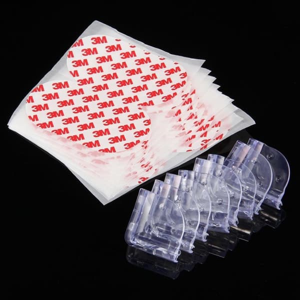 Mjuka kantskydd / hörnskydd i plast för barn – 10-pack