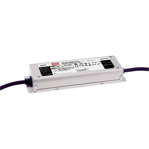 MW Mean Well XLG-240-L-A LED driver Konstant effekt 239.4 W 350 - 1050 mA 178 - 342 V/DC möbelregistrering, Outdoor, PF