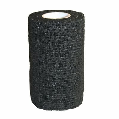 Elastiskt Självhäftande Bandage Rivbart Svart 12-pack