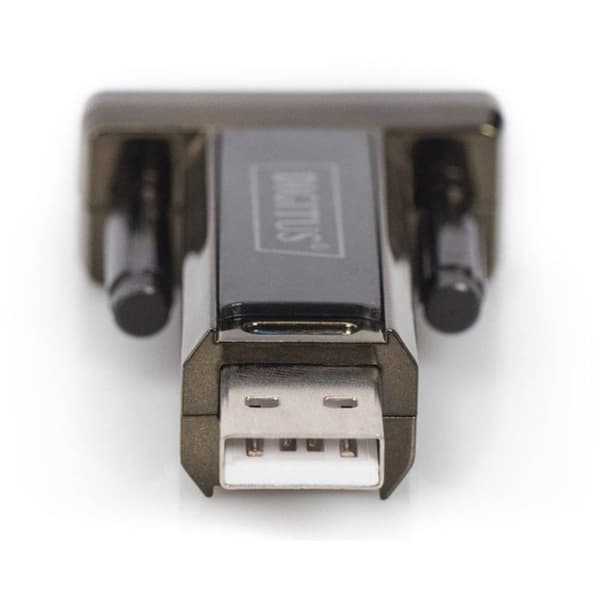 Digitus USB 2.0, Seriell Adapter [1x USB 2.0 A hane - 1x D-SUB hane 9-pol] DA-70167 0.80 m guldpläterad kontakt