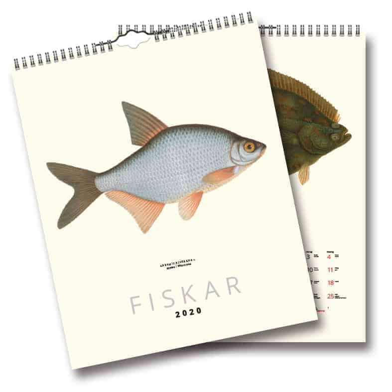 Väggkalender Fiskar 2020