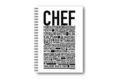 Skrivbok Chef