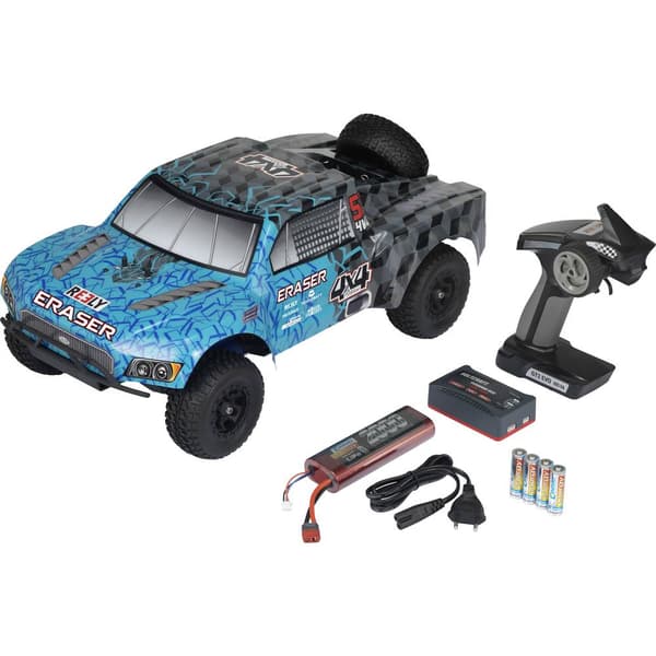 Reely Eraser Borstlös motor 1:10 RC modellbil Elektrisk Short Course Fyrhjulsdrift (4WD) 100% RtR 2,4 GHz inkl. batteri