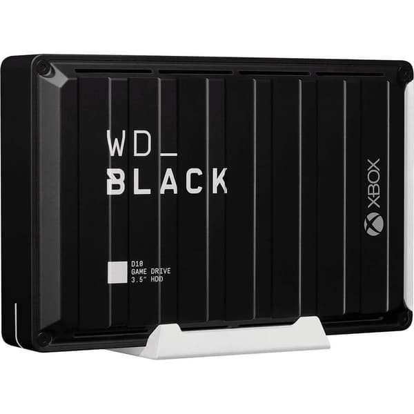 WD Black D10 Game Drive for Xbox One 12 TB Extern hårddisk 3.5 USB 3.2 Gen 1 Svart WDBA5E0120HBK-EESN