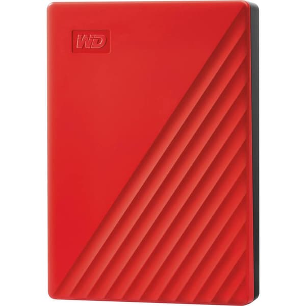 WD My Passport 2 TB Extern hårddisk 2.5 USB 3.2 Gen 1 Röd WDBYVG0020BRD-WESN
