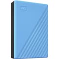 Miniatyrbild 3 av 6: WD My Passport 4 TB Extern hårddisk 2.5 USB 3.2 Gen 1 Blå WDBPKJ0040BBL-WESN