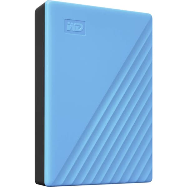 WD My Passport 4 TB Extern hårddisk 2.5 USB 3.2 Gen 1 Blå WDBPKJ0040BBL-WESN