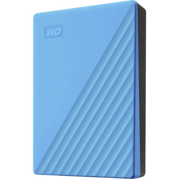 WD My Passport 4 TB Extern hårddisk 2.5 USB 3.2 Gen 1 Blå WDBPKJ0040BBL-WESN