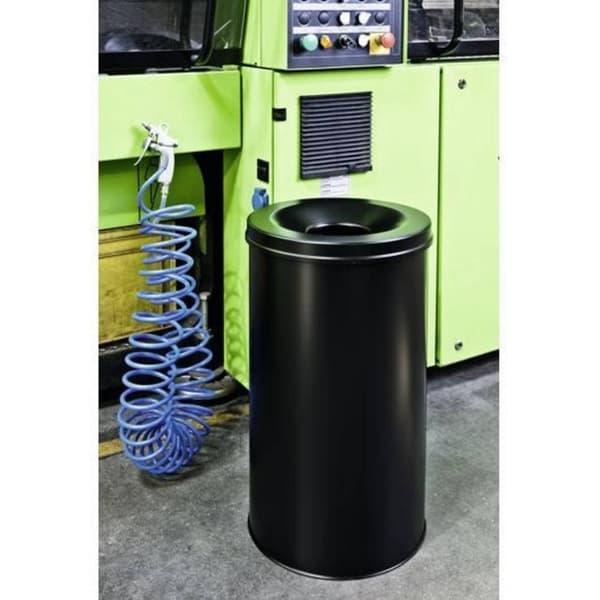 Durable 330510 Papperskorg 15 l (Ø x H) 260 mm x 357 mm Stål Grå 1 st