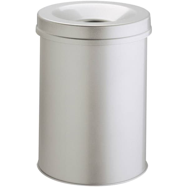 Durable 330510 Papperskorg 15 l (Ø x H) 260 mm x 357 mm Stål Grå 1 st