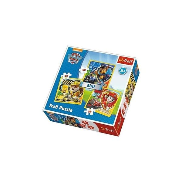 Paw Patrol Pussel 3 i 1