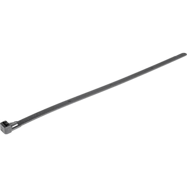 HellermannTyton 131-21410 REL140-PA66-BK Buntband 150 mm 7.60 mm Svart Avtagbart, Med spaklås 100 st
