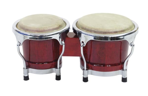 DiMavery BG-45 Bongo 4" + 5" vinrød