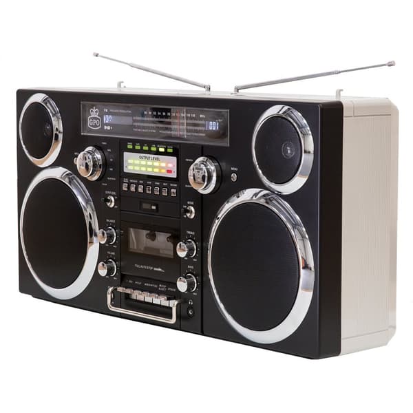 GPO BROOKLYN Ghettoblaster, Musta