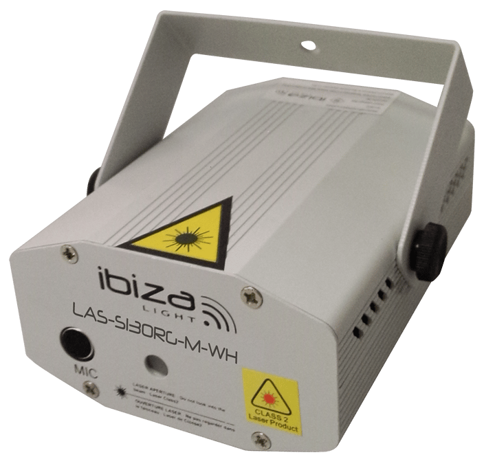 Ibiza Mini Firefly Laser - Valkoinen