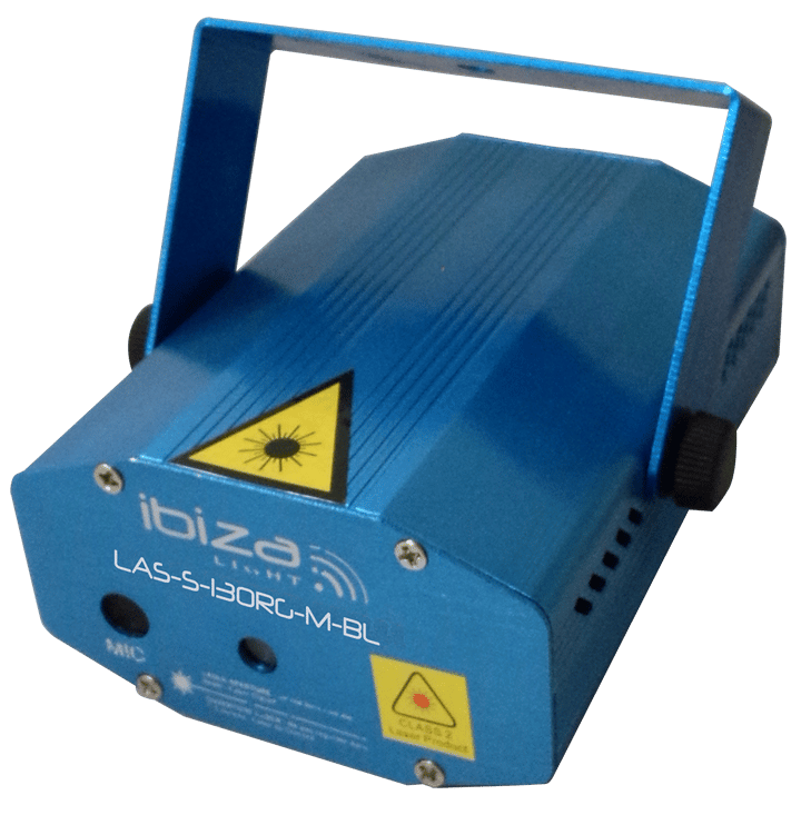 Ibiza Mini Firefly Laser - Sininen