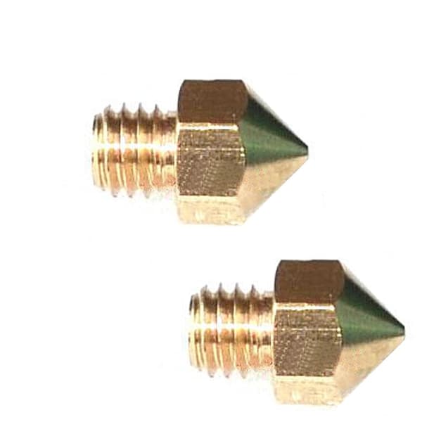 2 st. Munstycke 0.2mm passar till 3D skrivare. MK7, MK8