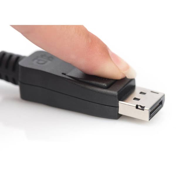 Digitus DisplayPort Anslutningskabel DisplayPort-kontakt, DisplayPort-kontakt 2.00 m Svart AK-340106-020-S 8K UHD, guld
