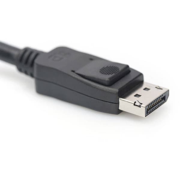 Digitus DisplayPort Anslutningskabel DisplayPort-kontakt, DisplayPort-kontakt 2.00 m Svart AK-340106-020-S 8K UHD, guld