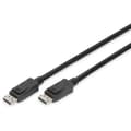 Miniatyrbild 1 av 4: Digitus DisplayPort Anslutningskabel DisplayPort-kontakt, DisplayPort-kontakt 2.00 m Svart AK-340106-020-S 8K UHD, guld
