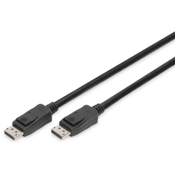 Digitus DisplayPort Anslutningskabel DisplayPort-kontakt, DisplayPort-kontakt 2.00 m Svart AK-340106-020-S 8K UHD, guld