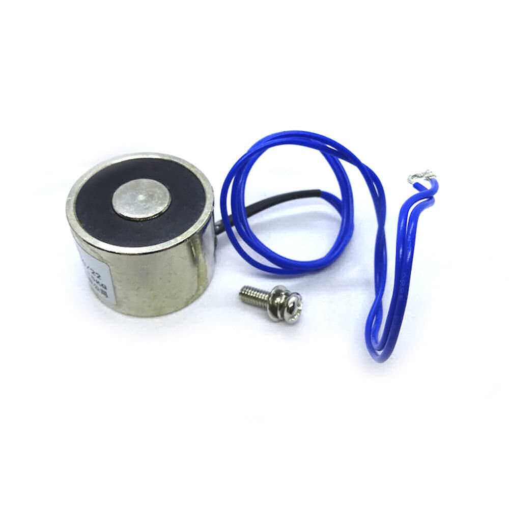 Elektromagnet 12 Volt 0,3A, hållkraft 15Kg.