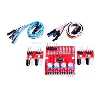 Hinder kännare 4 kanaler, passar Arduino