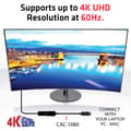 Miniatyrbild 4 av 4: club3D CAC-1080 DisplayPort Adapter [1x DisplayPort hane - 1x HDMI hona] Svart