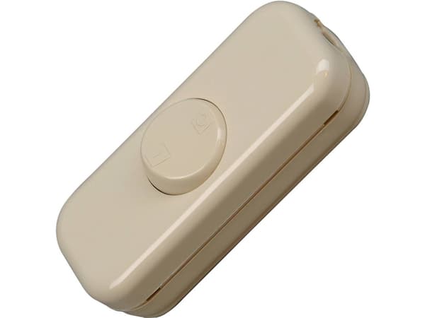 Kopp Elektroinstallation, Keinukytkin, 2P, Muovi, Valkoinen, 250 V, 10 A