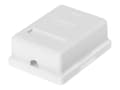 Miniatyrbild 4 av 5: Netrack - Eluttag - RJ 45 - 1 nätverksuttag - vit