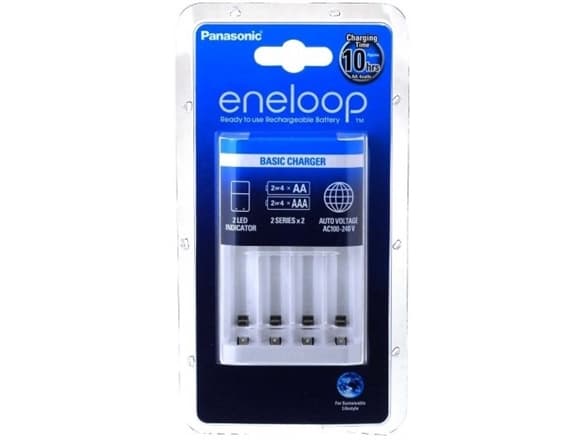 Panasonic BQ-CC51E - 10 t batterilader - (for 4xAA/AAA) - hvit - Europa