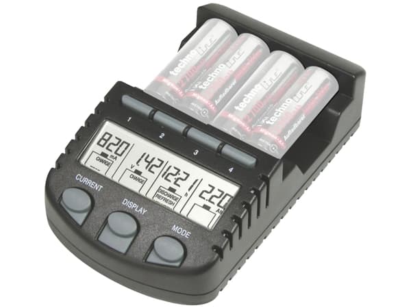 BC-700 Technoline Intelligent AA/ AAA batteri oplader - Op til 4 stk.