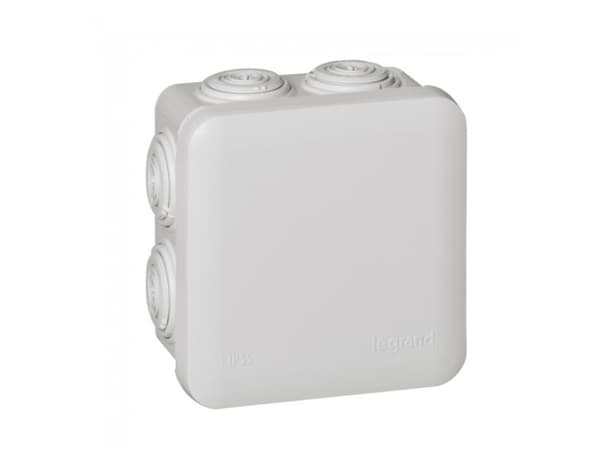 Legrand 092012, Plast, Vit, IP55, 80 mm, 80 mm, 45 mm