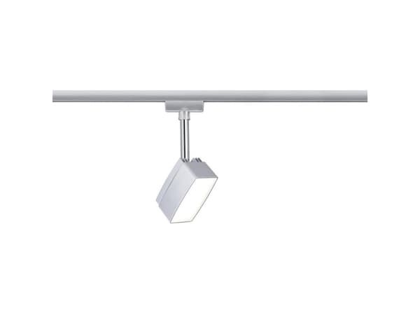 Paulmann 952.69, Skena för spotlight, 1 lampor, LED, 2700 K, 395 LM, Krom