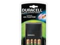 Miniatyrbild 1 av 5: Duracell CEF27 - 0,75 h batteriladdare - (för 4xAA/AAA) 2 x AA-typ - NiMH - 1300 mAh - med 2 x AAA NiHM 750 mAh laddningsbara batterier