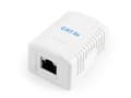 Miniatyrbild 4 av 5: Cablexpert NCAC-1F5E-01 - Ytmonteringsbox för nätverk - CAT 5e - FTP - RJ-45 - vit
