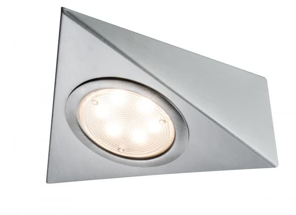 Paulmann 935.72, Overflateegnet, 3 ampuller, LED, 2700 K, 170 lm, Metallisk