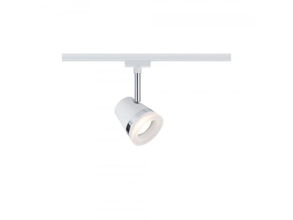 Paulmann 953.62, Skena för spotlight, GU10, Krom, Vit Krom, Vit