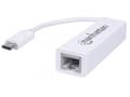 Miniatyrbild 2 av 5: Manhattan 507585, Kabel, USB Type-C, Ethernet, 100 Mbit/s, Vit