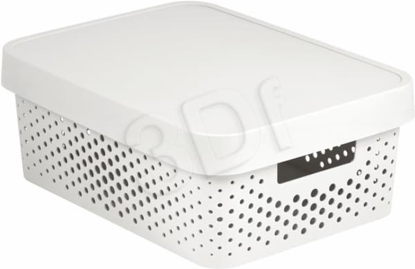 Curver Openwork beholder Curver INFINITY 11L Hvit med lokk